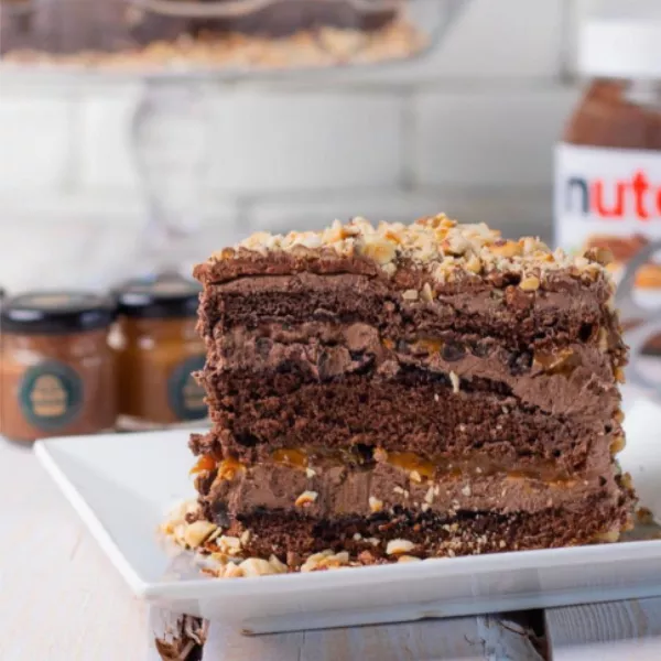 CAKE DESSERTS نوتيلا كيك