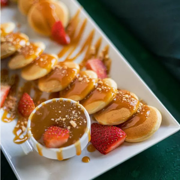 MINI PANCAKES بان كيك كراميل